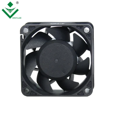 6025 PWM e Tach 60mm DC Fluxo axial do ventilador 60X60X25mm Controle de velocidade do ventilador DC de 12 volts baixo ruído